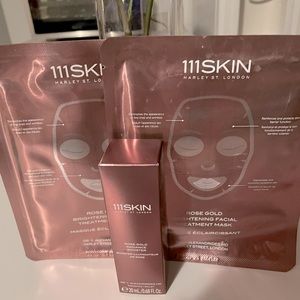 111 Rose Gold booster & 2 111 Rose Gold Mask NWT